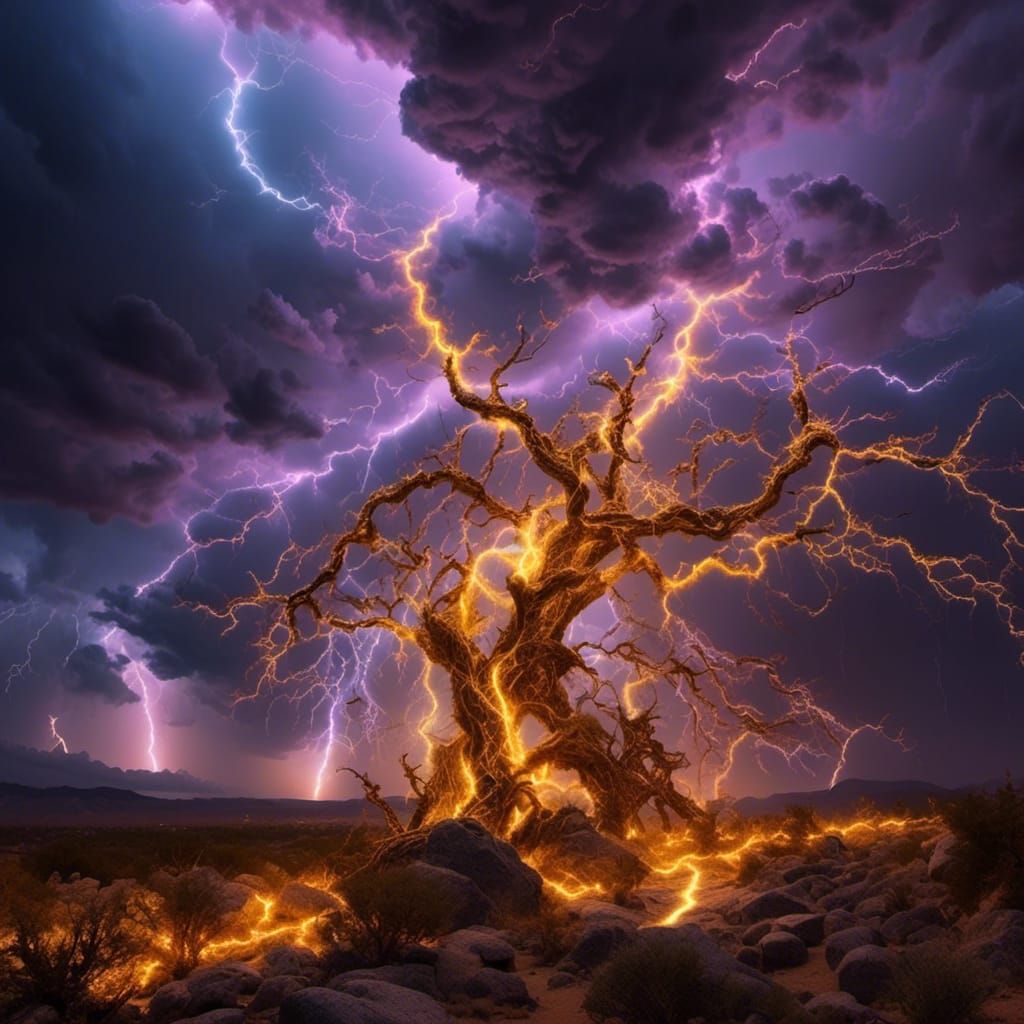 The lightning tree