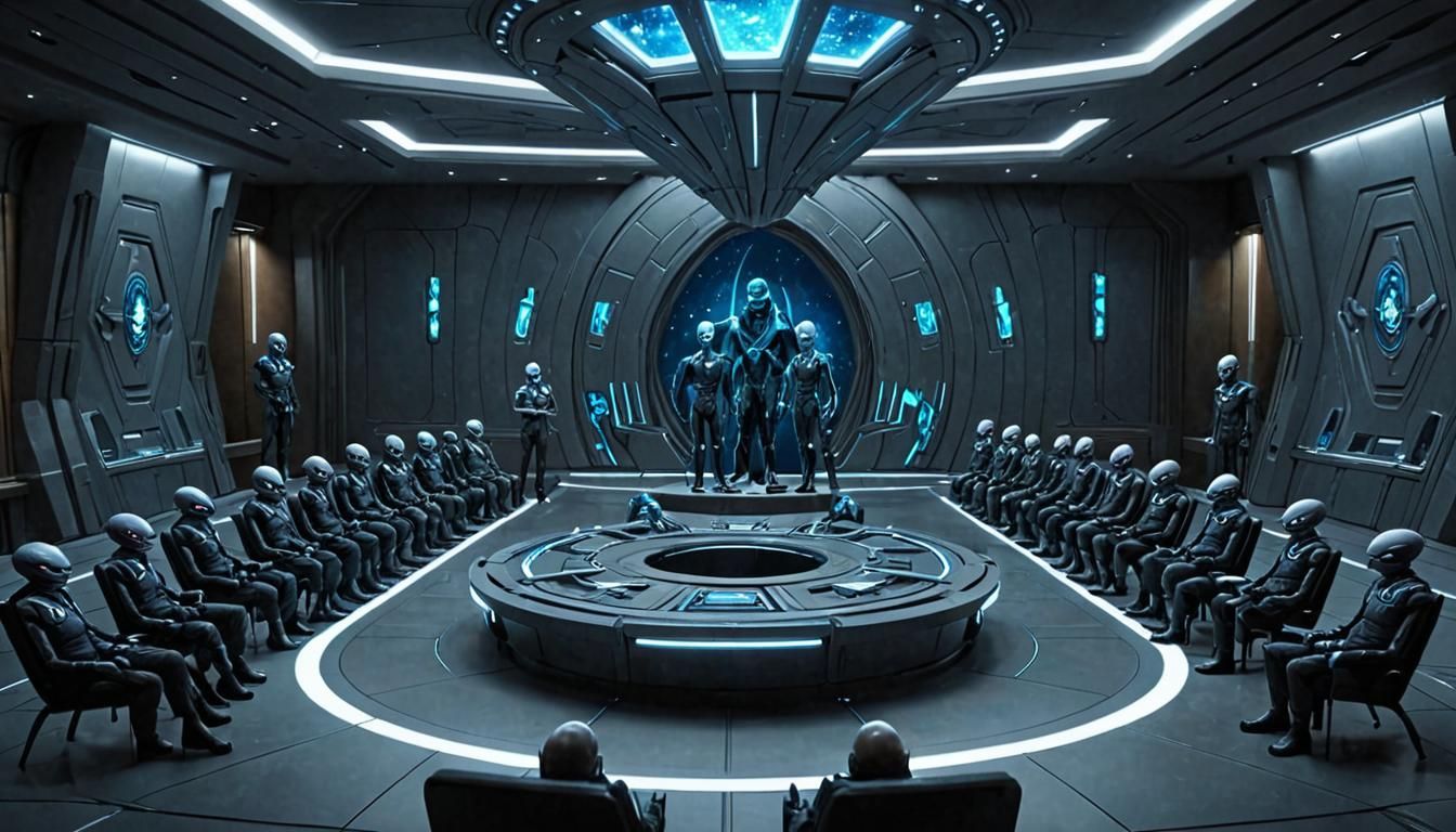 Human Trial Before Galactic Federation Council