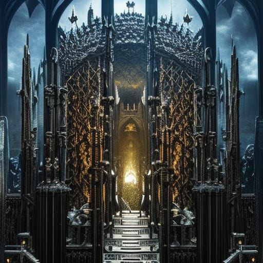 Game of Thrones Toilet Throne in Gothic Art Style
