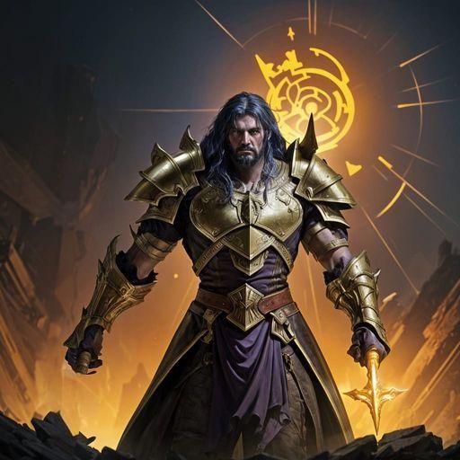 Fantasy Heroes Discover Treasure: Digital Art Masterpiece