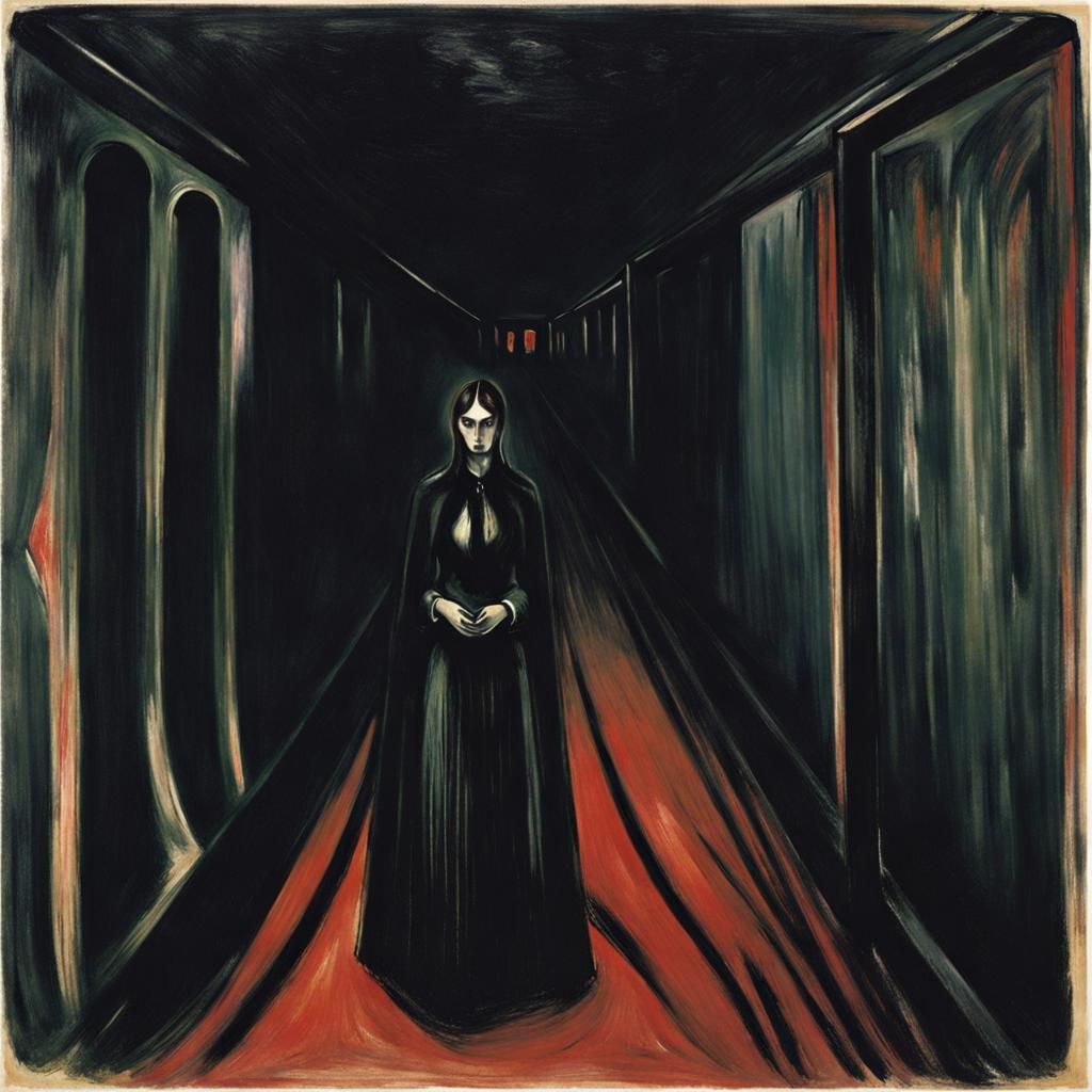 Grimdark Image Evokes Edvard Munch's Style