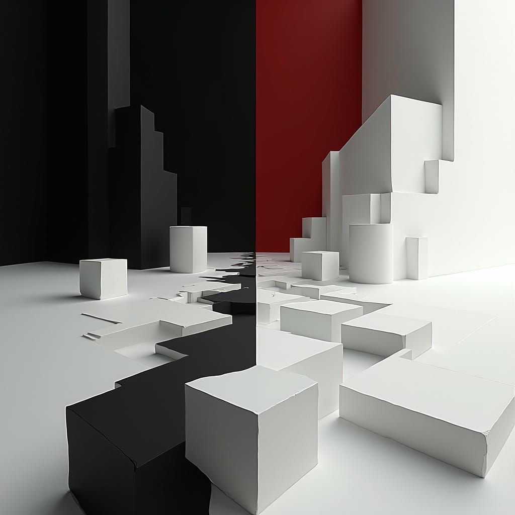 Stark Geometric Duality in Monochromatic Universe