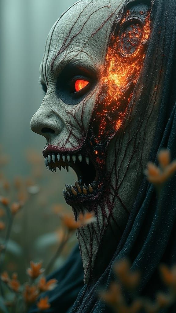 Evil Dead Triple Exposure with Supernatural Glow