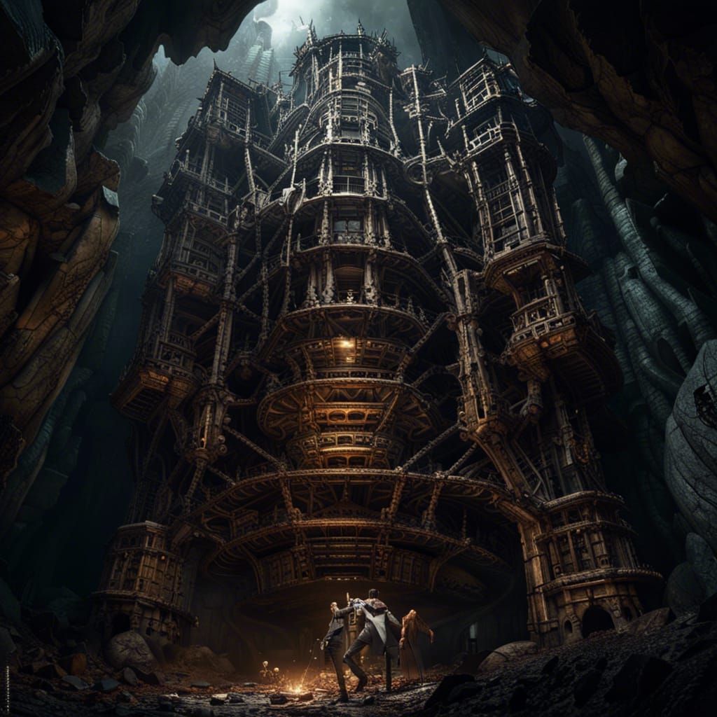 Mechanical Horror Overthrows Stone Tower