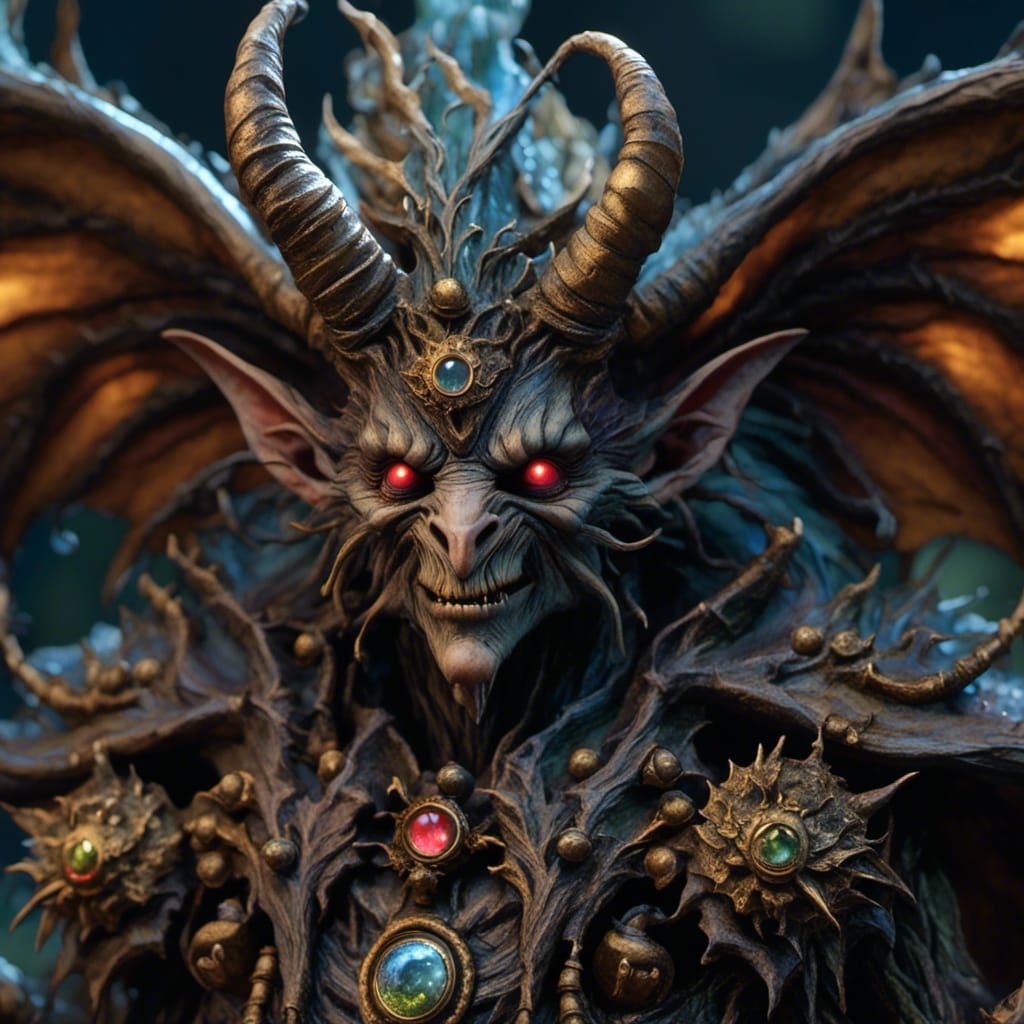 Cosmic Horned Demon in Unreal Engine