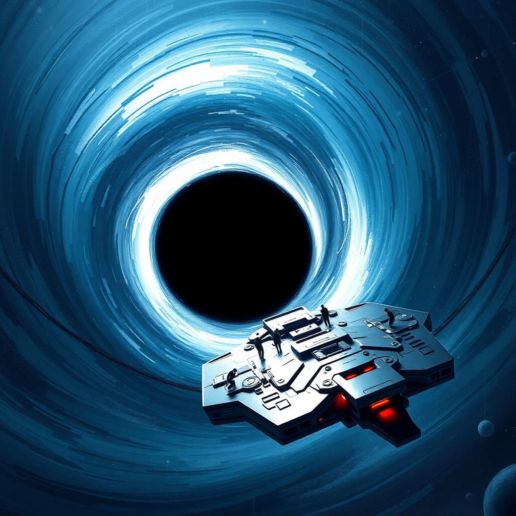 Black Hole Habitat: A Sci-Fi Vision