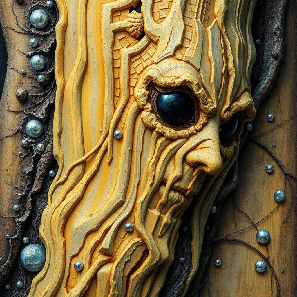 Ethereal, Neo-Fauvist Masterpiece with Variegated Layers and...