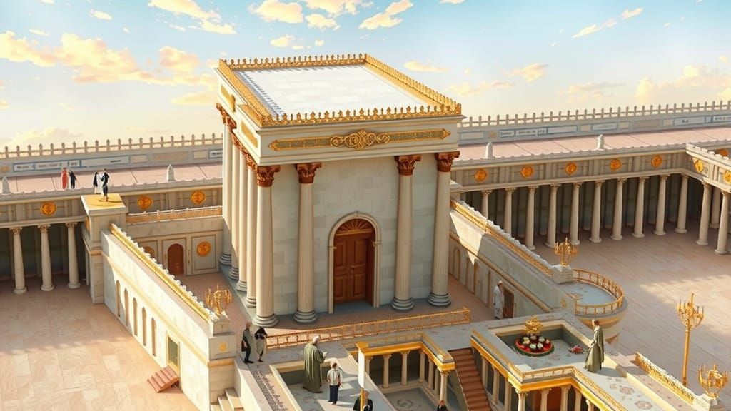 Second Temple: Josephus Description, Grand Limestone and Gol...