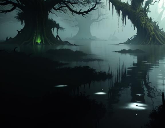 Menacing Bullywug Emerges from Mangrove Swamp