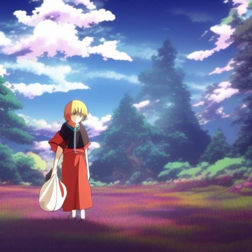 Anime Kingdom: Fire, Water, Earth, Gold - Ghibli Style