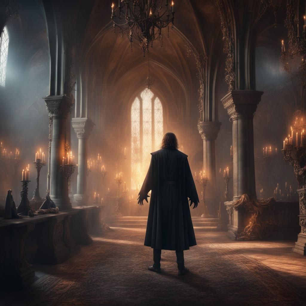 Epic Sorcerer Commands Undead Army in Castle