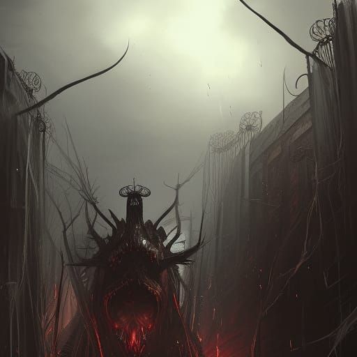 Bleeding Black heart with barb wire wrapped around it& gothic vibes