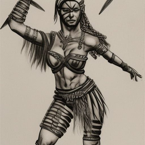 Warrior woman