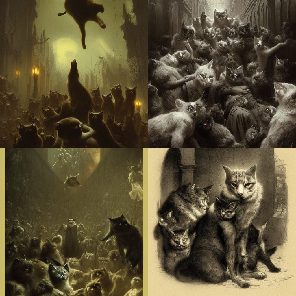 made of cats