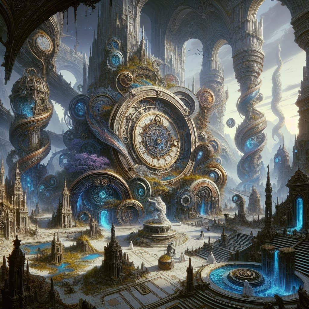 Time Reavers: Fantasy Concept Art of Manipulated Timelines