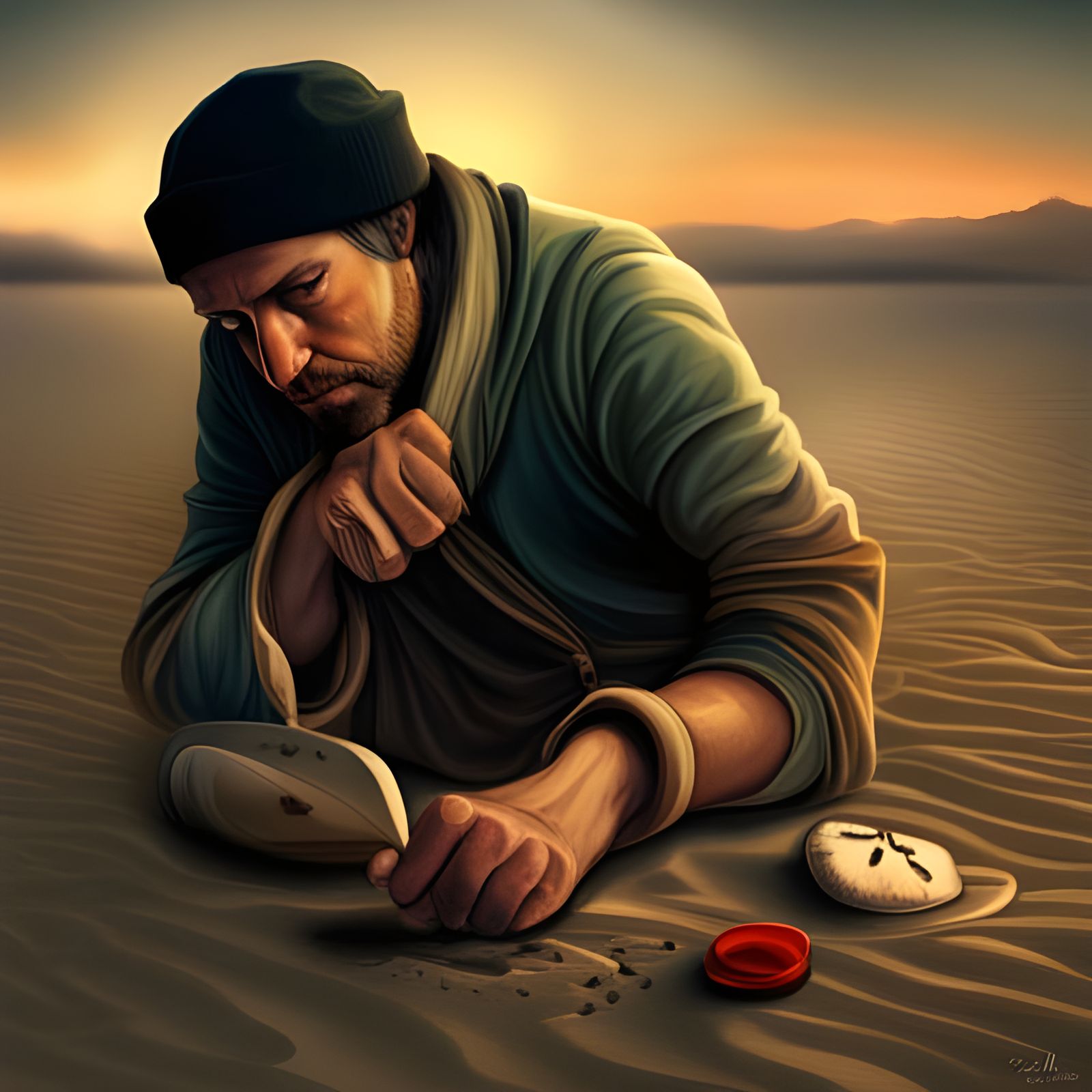 Drawing Sand Dollars