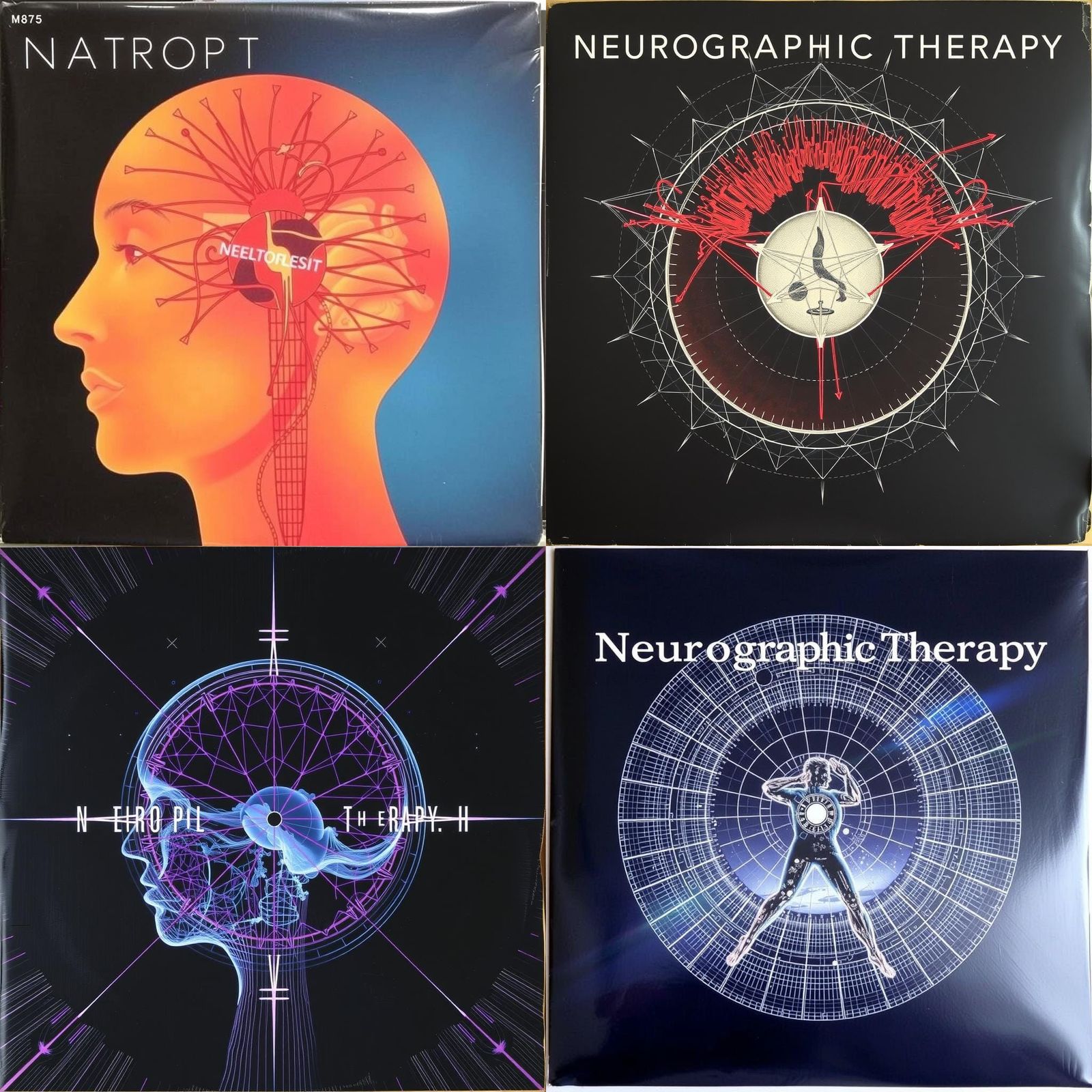 Neurographic Therapy Album Art on Vinyl Record