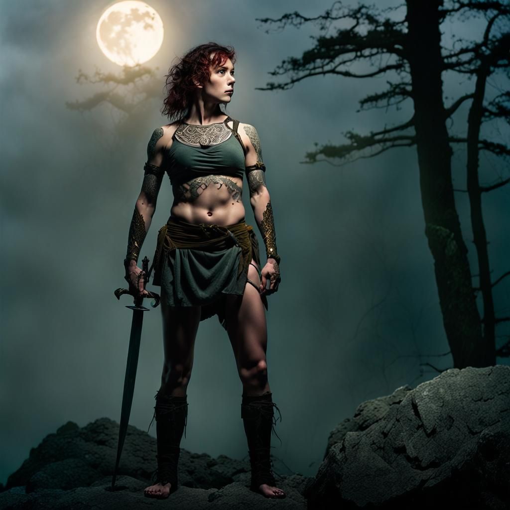 gaul  female warrior Boris Vallejo, Mike Mignola, Will Eisne...