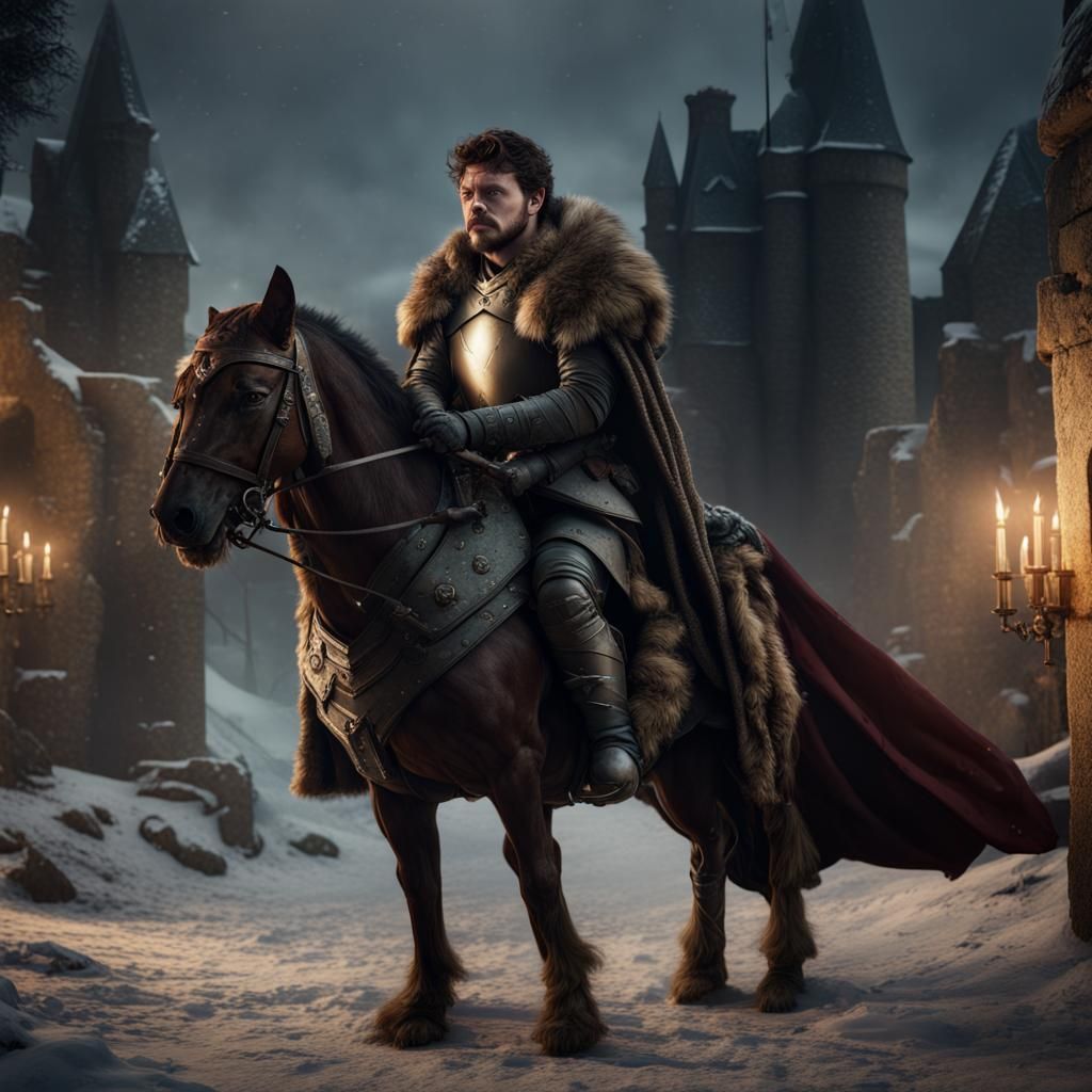 Robb Stark Detailed Matte Painting