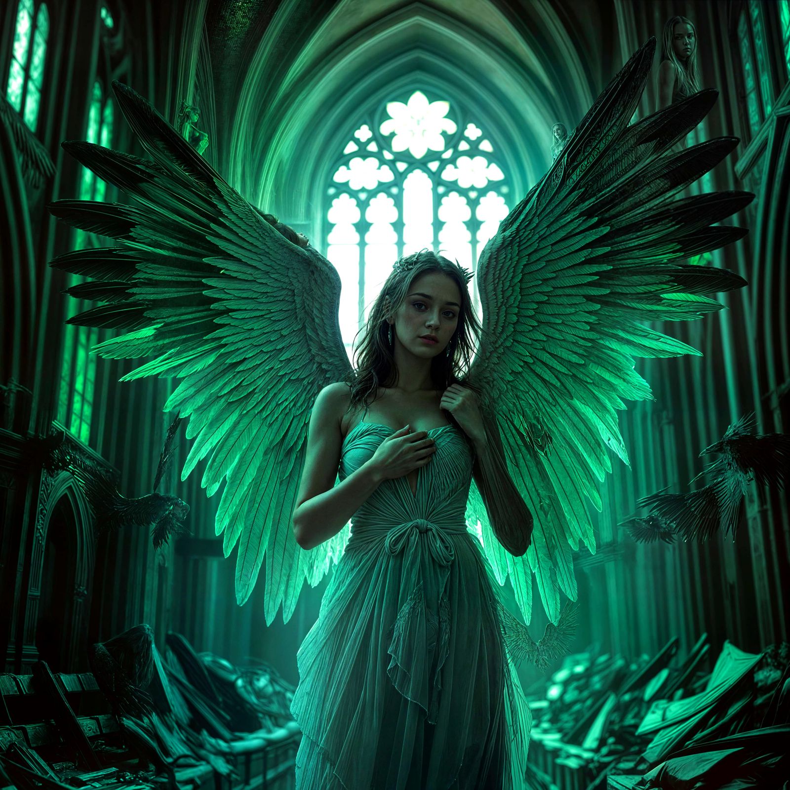 Gothic Angel in Despair