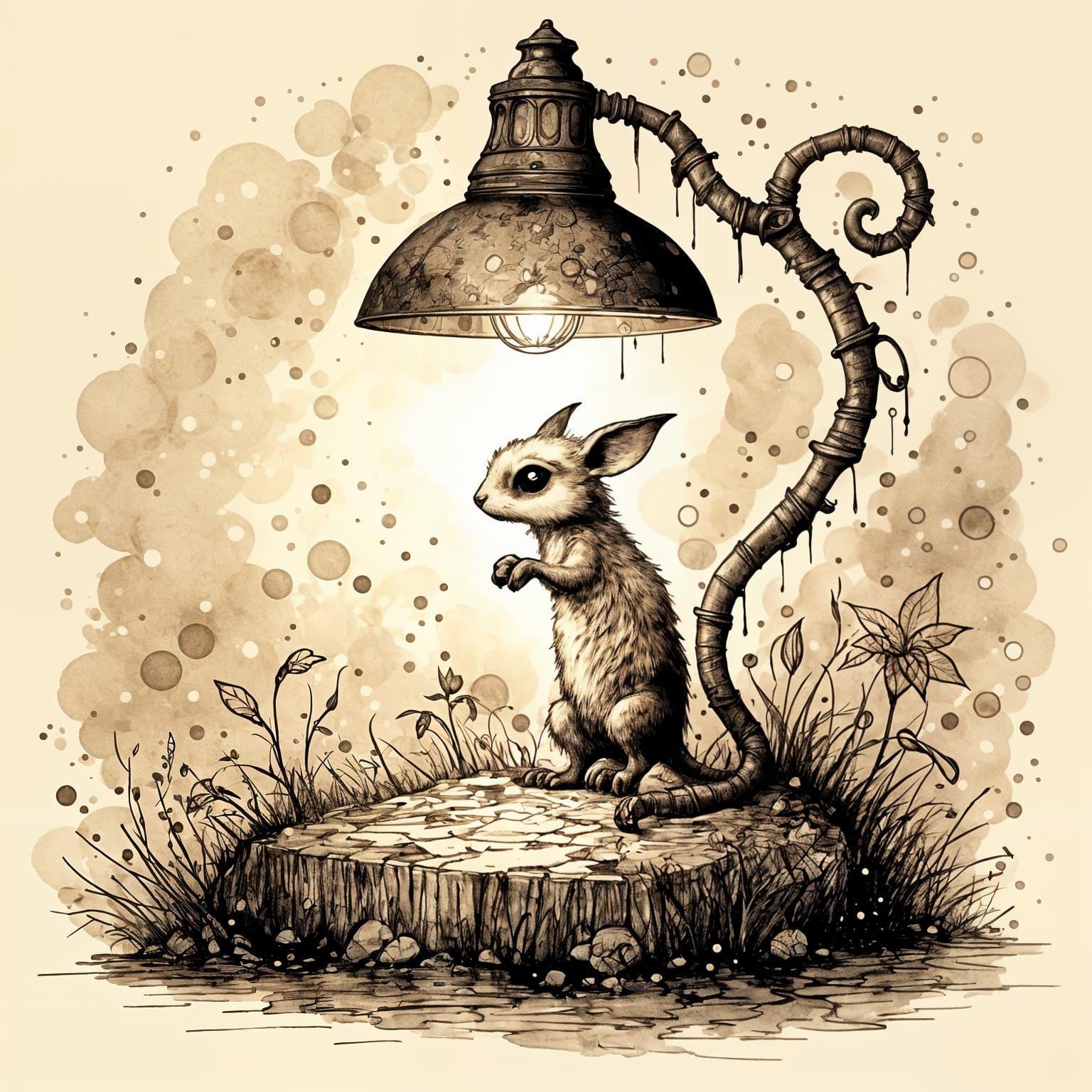 Ethereal Lamp in Fae Space