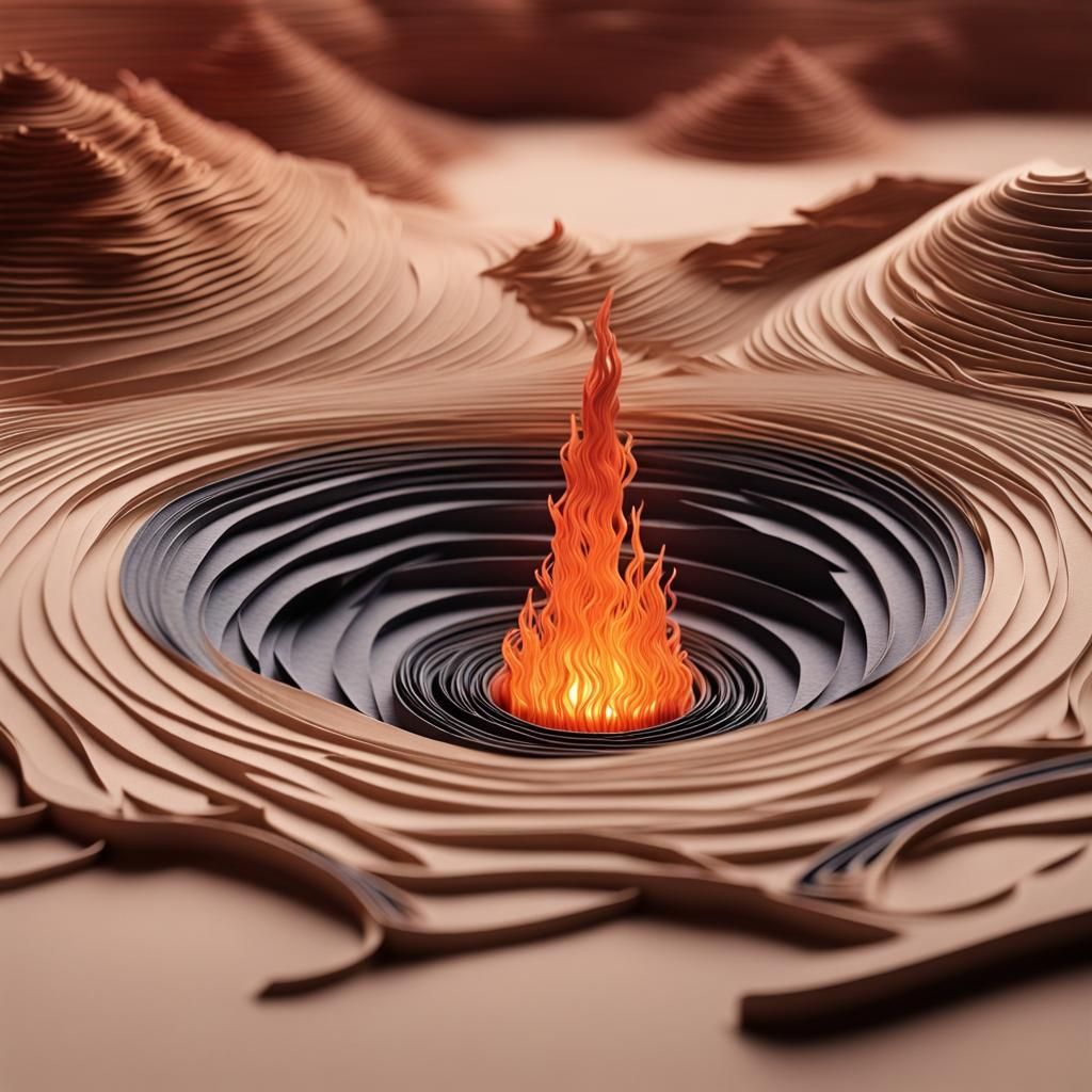 Daily Landmarks #17: Darvaza gas crater, Turkmenistan