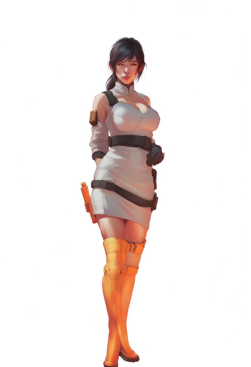 Mei Ling Portrait in Hyperdetailed Concept Art