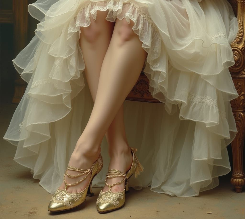 Southern Lady in Elegant Antebellum Style