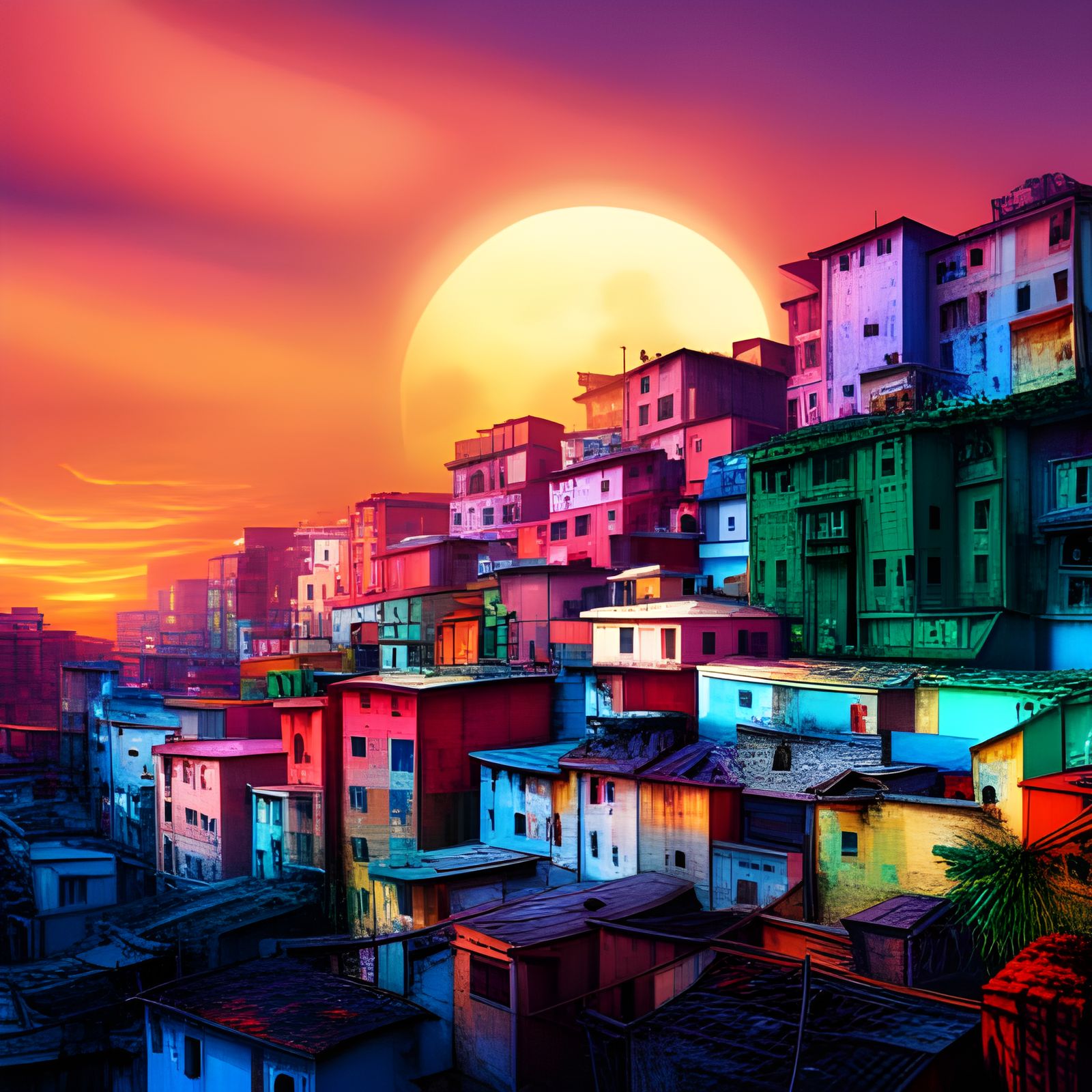 Favela Sunset