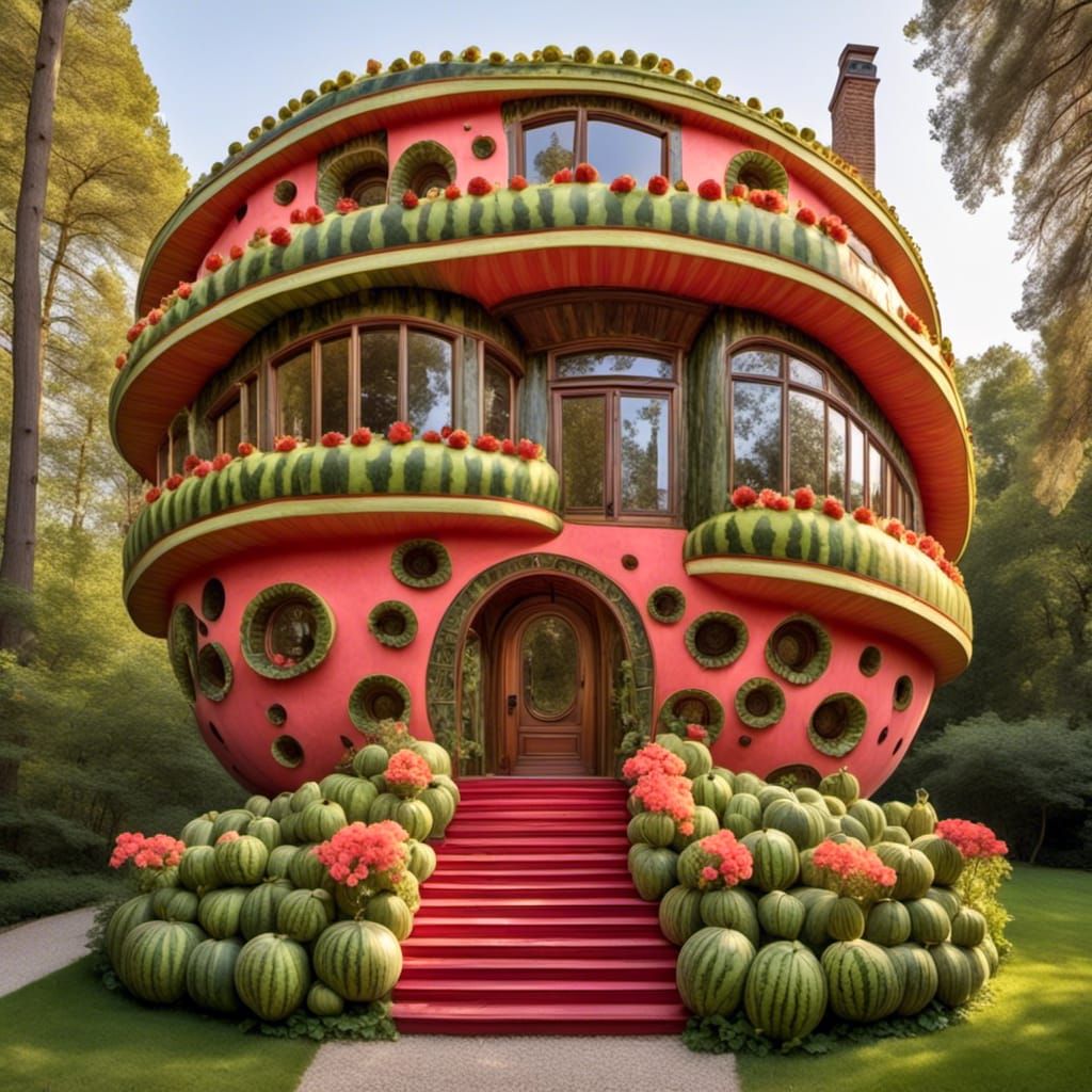Watermelon house