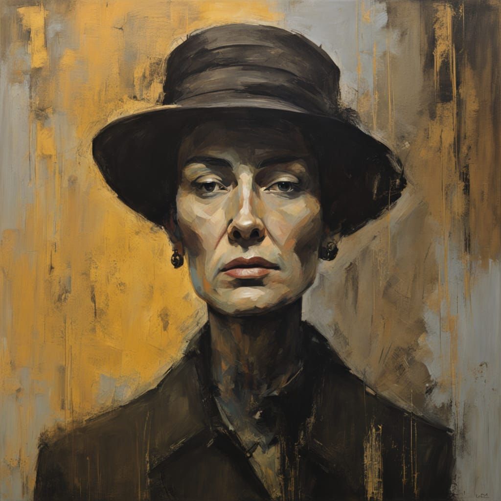 Woman in Agony, a Haunting Surrealist Portrait