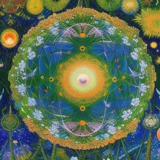 Human-Bird Hybrids on Stargazing Platform in Octane Render