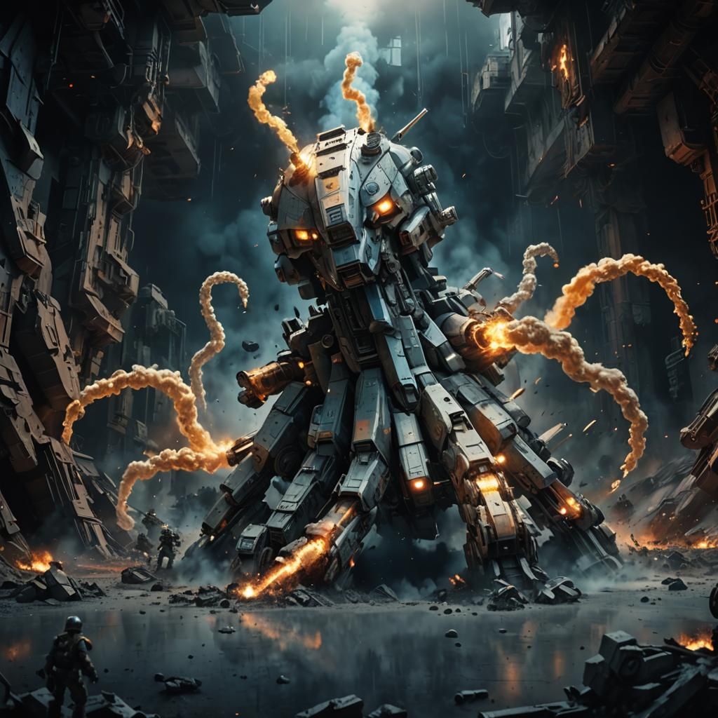 Epic Tank Explosion in Fantasy Battlefield