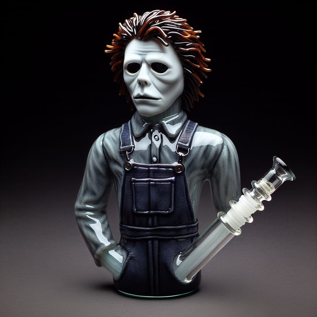Horror Character Glass Bong