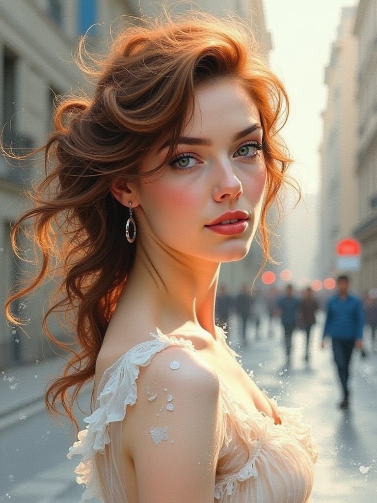 Tasmanian Beauty in Paris: Romantic Era Painting