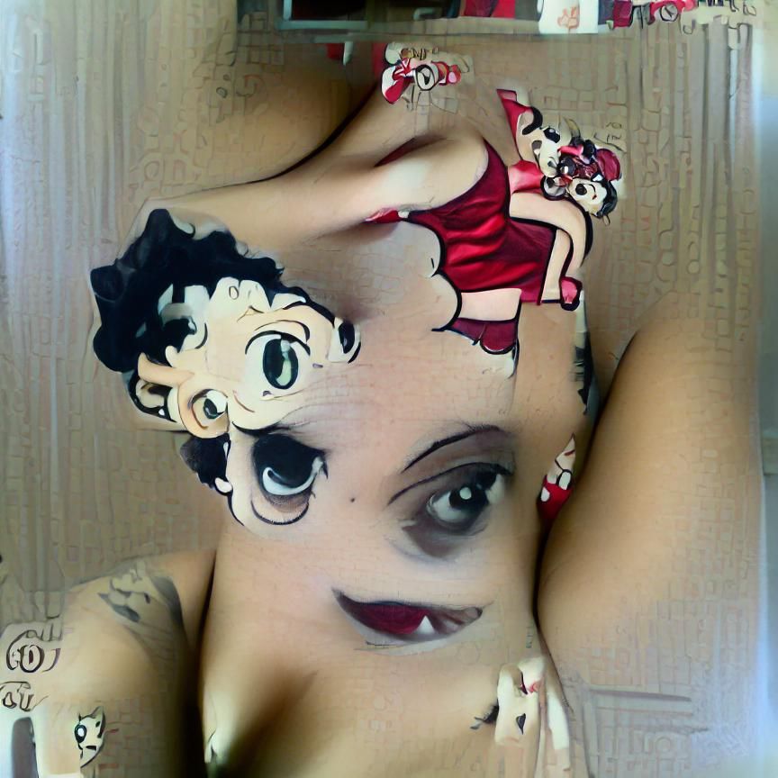 Betty Boop AI Image