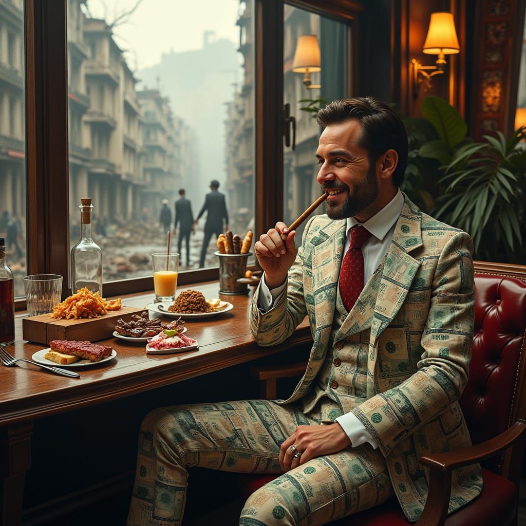 Bespoke Banknote Billionaire in a World of Despair