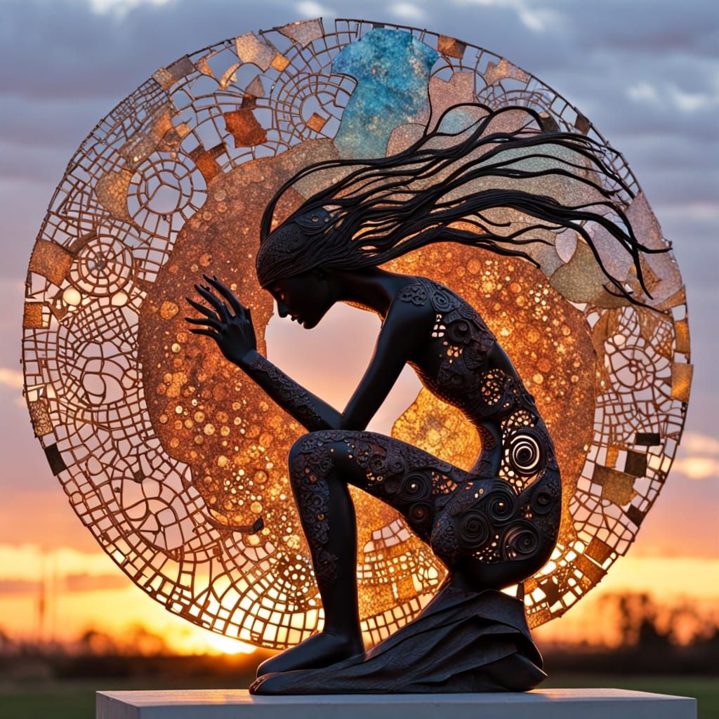 Surreal Fragmented Sculpture with Bio Art and Whimsical Crea...