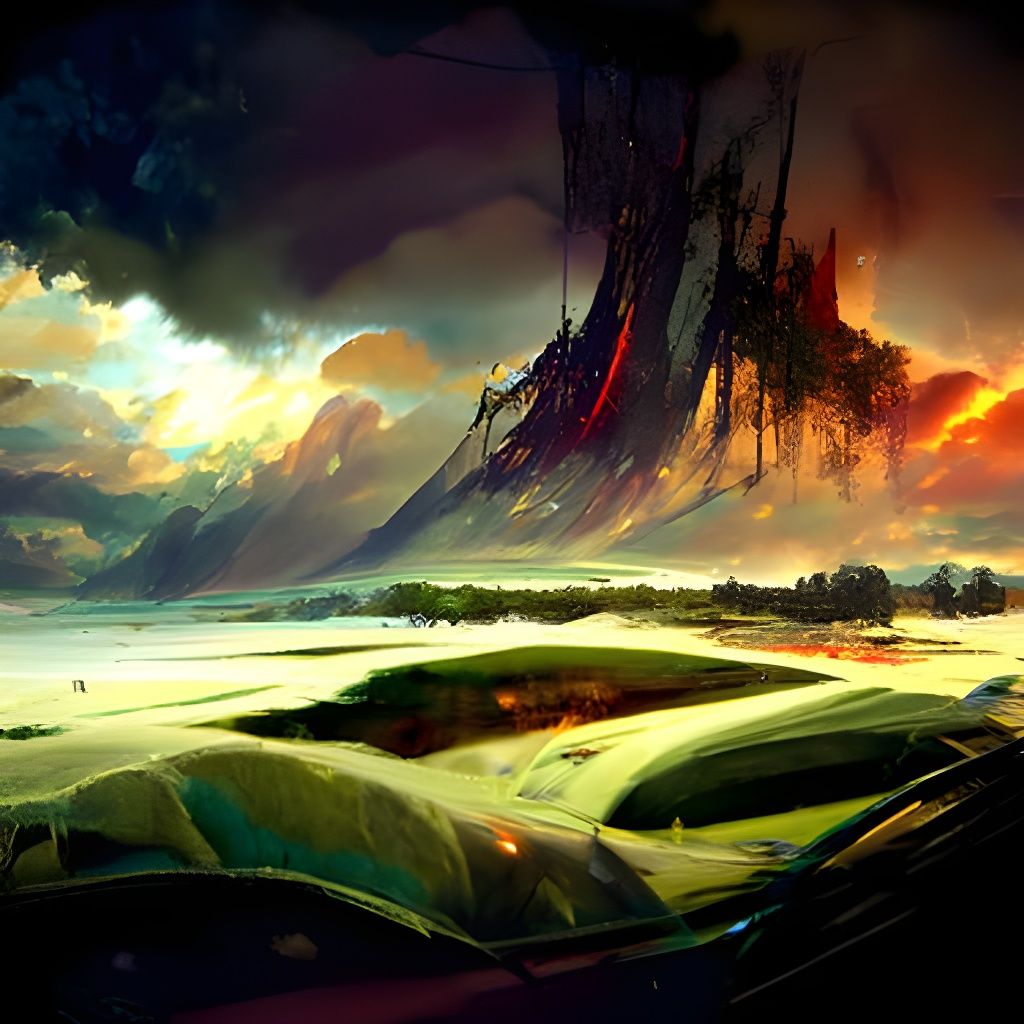 Epic Fantasy Landscape Art