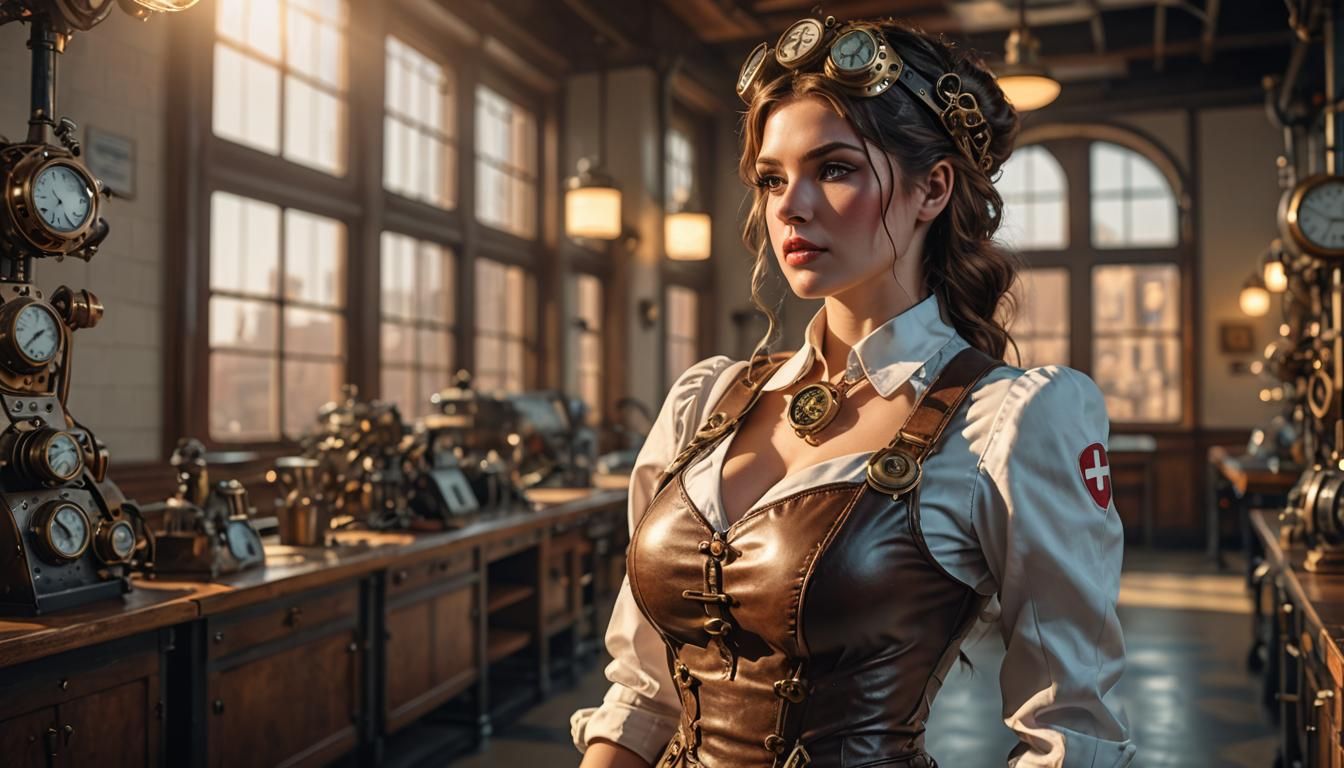 Steampunk nurse
