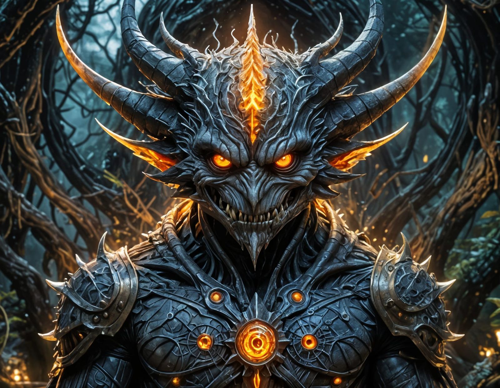 Astral Cosmic Entity in Detailed Digital Illustration