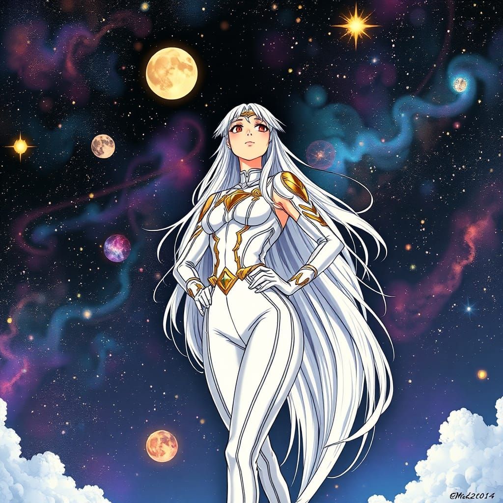 Maetel in Space: Manga Style Cosmic Queen