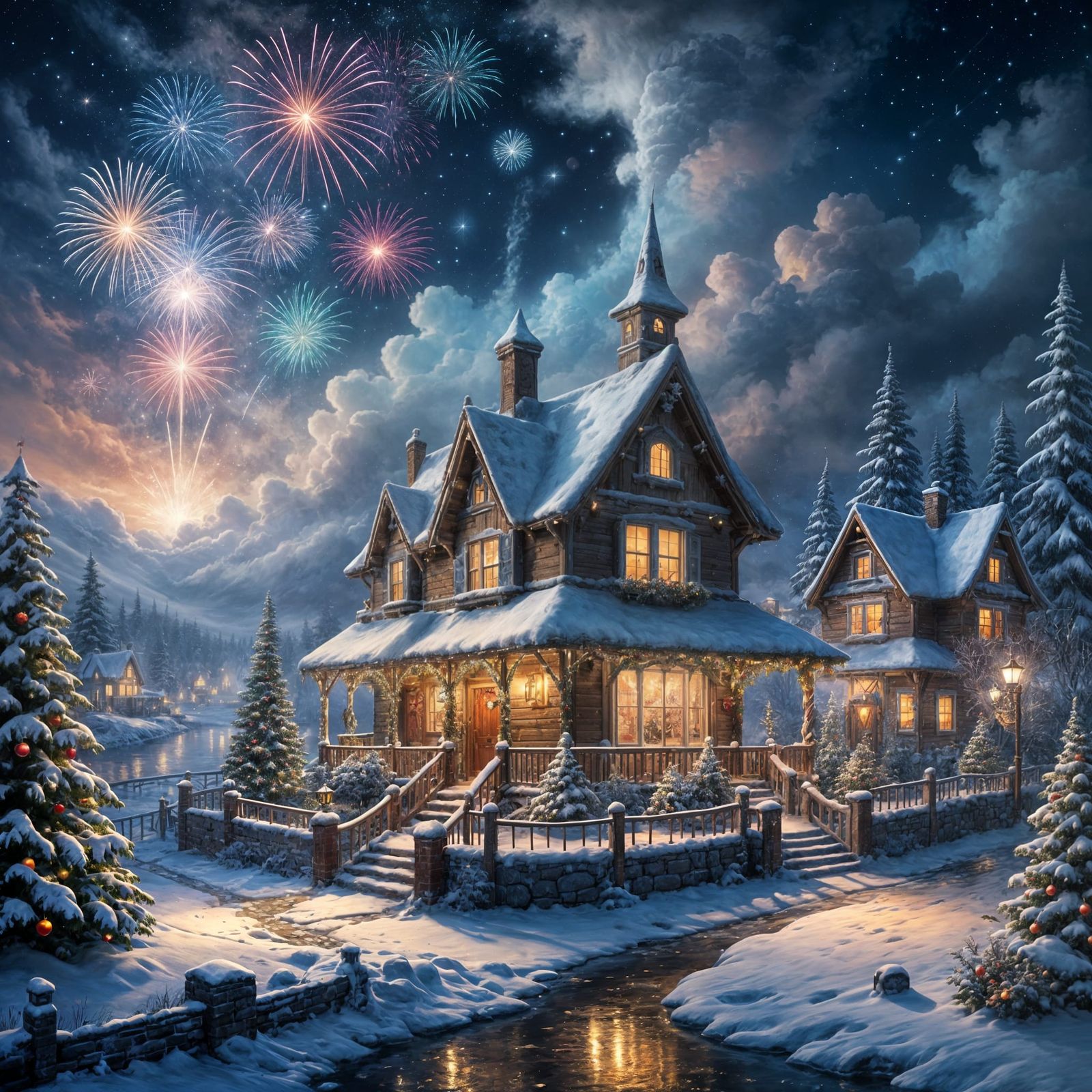 Santa's Enchanted New Year's Eve at the North Pole
