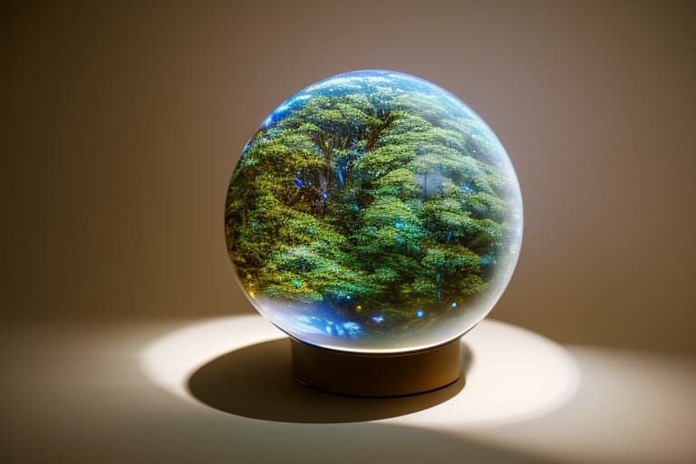 Rainbow Unicorn in Sphere: 3D Hyperdetailed Galaxy