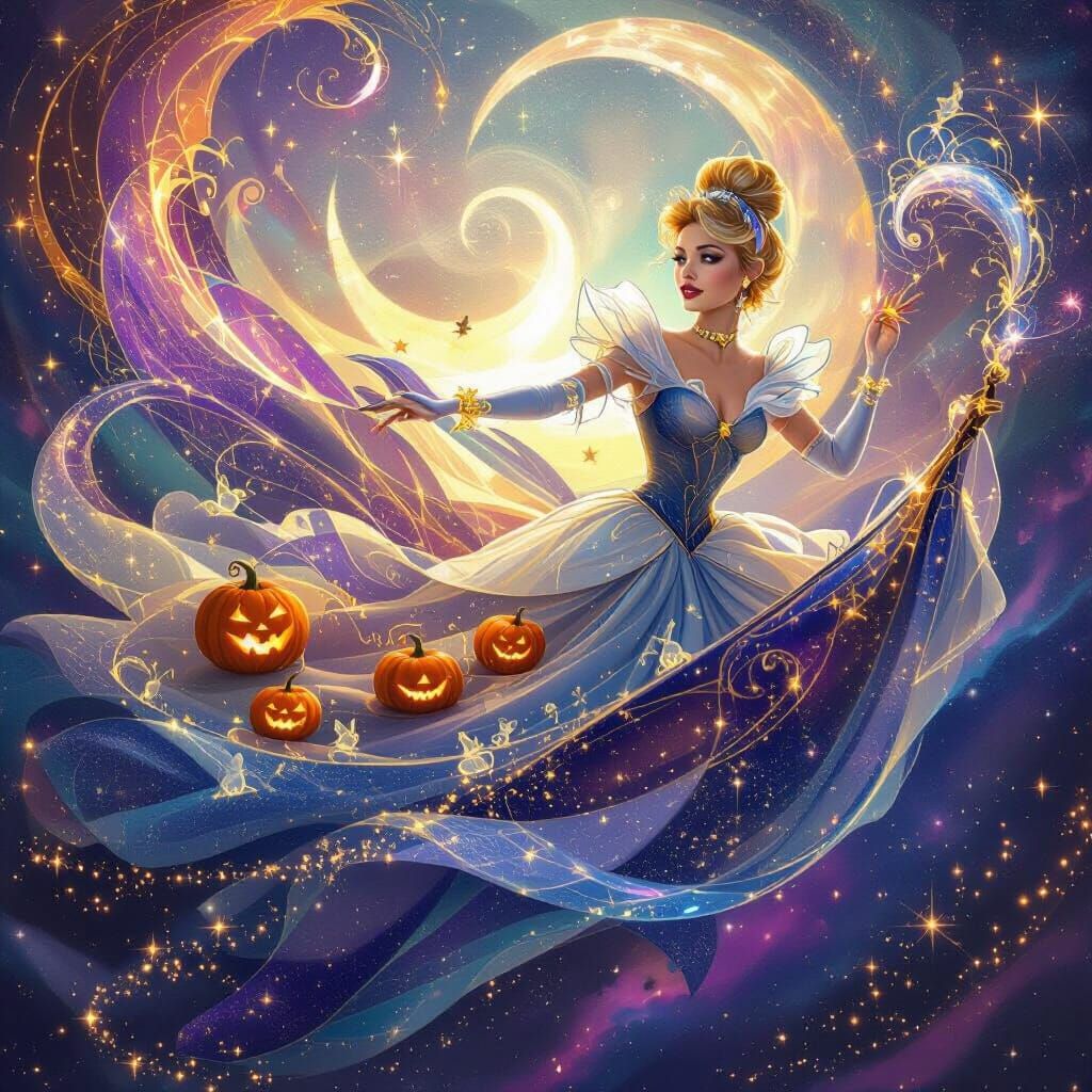 Cinderella as a Cosmic Genie Emerging from a Glass Slipper