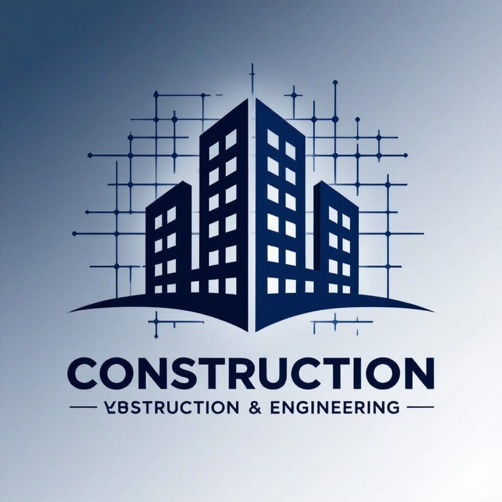 Modern Construction and Engineering Logo Design