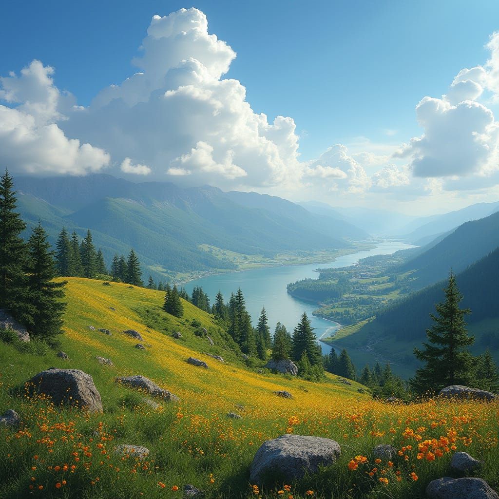 Beautiful Landscape Scene