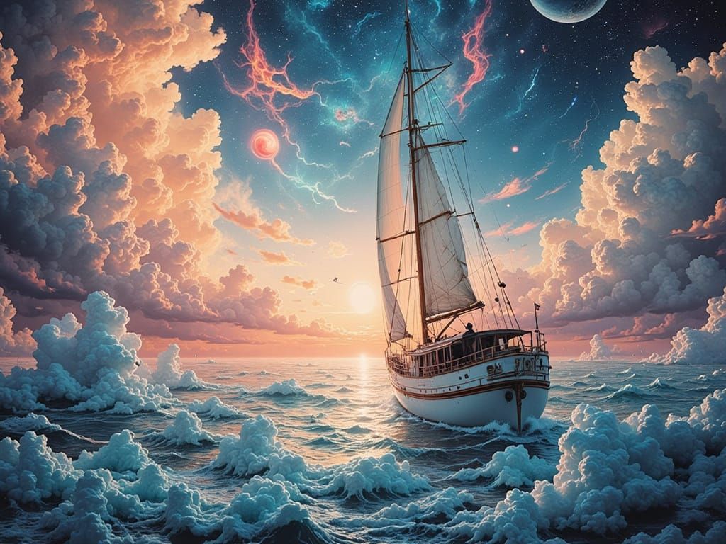 Sailor on Exoplanet: A Horror Synthwave Dreamscape