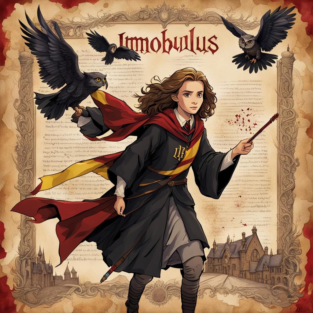Hermione Granger Casting Immobulus Spell