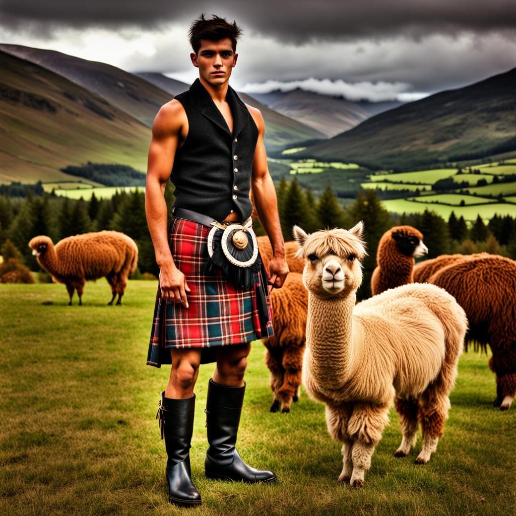 Alpaca Kilt